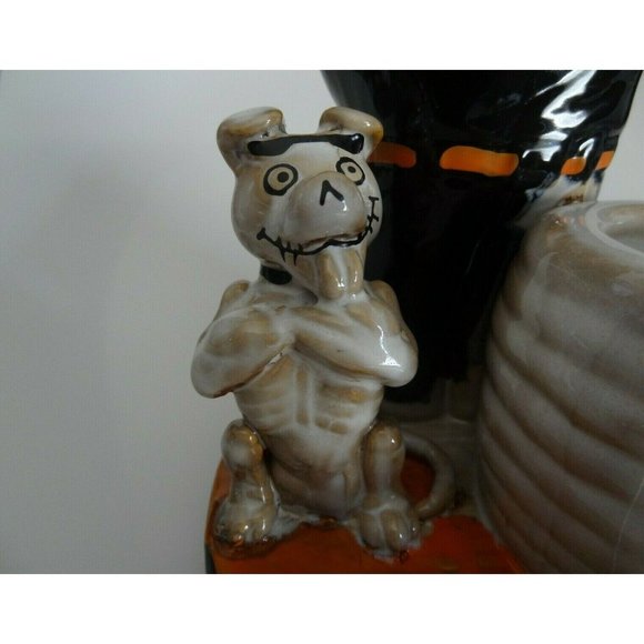 Yankee Candle | Boney Bunch | Skull Cracker | Skeleton Dog Votive Candle Holder - Picture 6 of 7